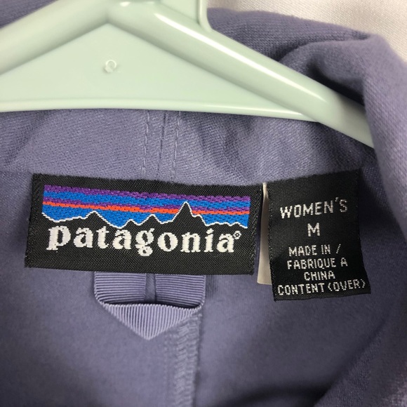 Women’s Patagonia Purple Windbreaker Jacket Medium - Picture 4 of 12